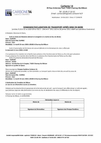 modèle de document carbone 14 evolution